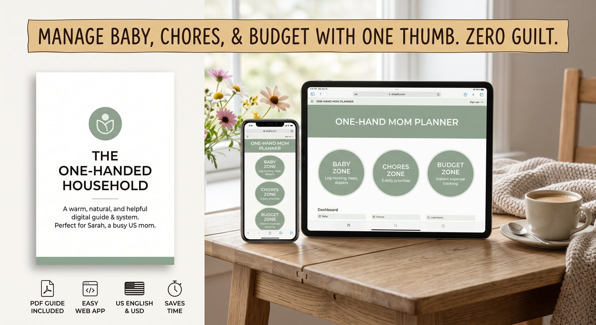 The One-Hand Mom Planner (Digital Access)
