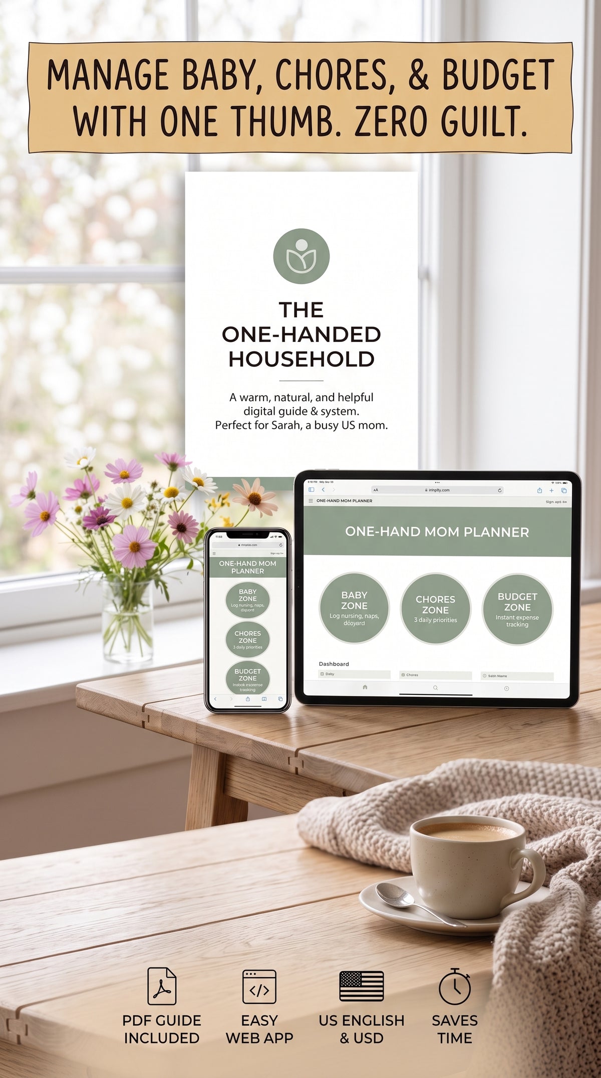 The One-Hand Mom Planner (Digital Access)
